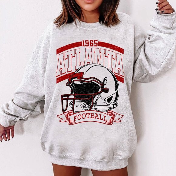 Other - 1965 90s Atlanta Falcons Football Sweatshirt, Game Day Shirt, Atlanta Team